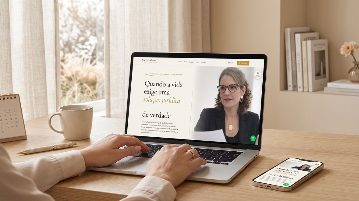 Landing page para Dra. Ana Carla Gomes, advogada em Sorocaba, Brasil — Ana Monção