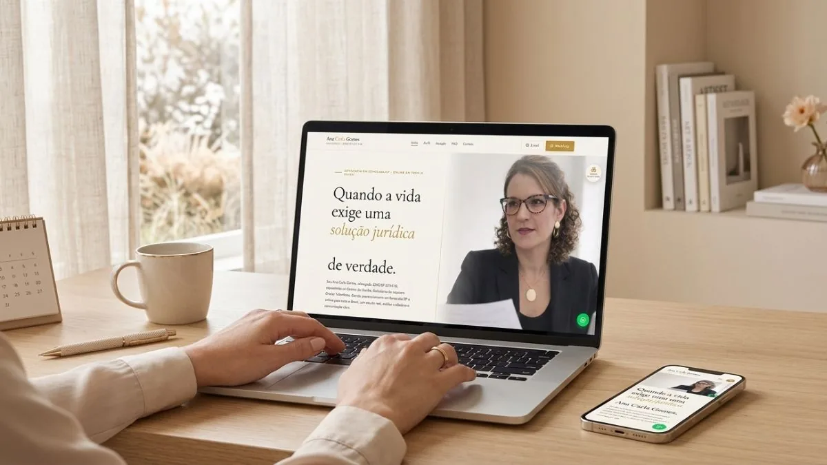 Landing page para Dra. Ana Carla Gomes, advogada em Sorocaba