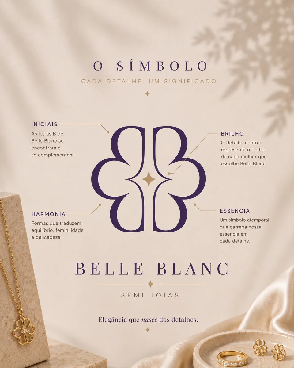 Explicação do símbolo Belle Blanc